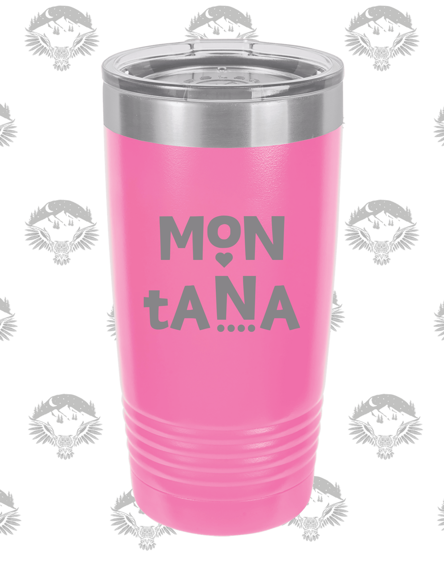 Montana Script 20 oz. Polar Camel Tumbler