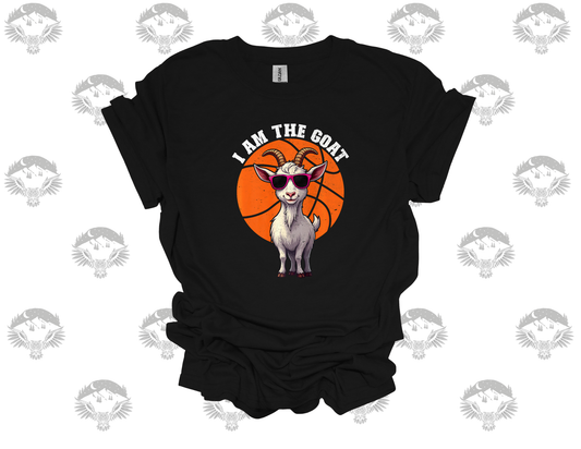 I Am the GOAT Basketball Tee
