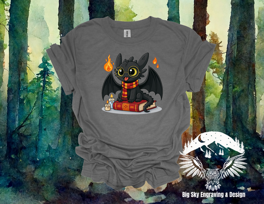 Toothless the Wizard Tee – How to Train Your Dragon x Harry Potter