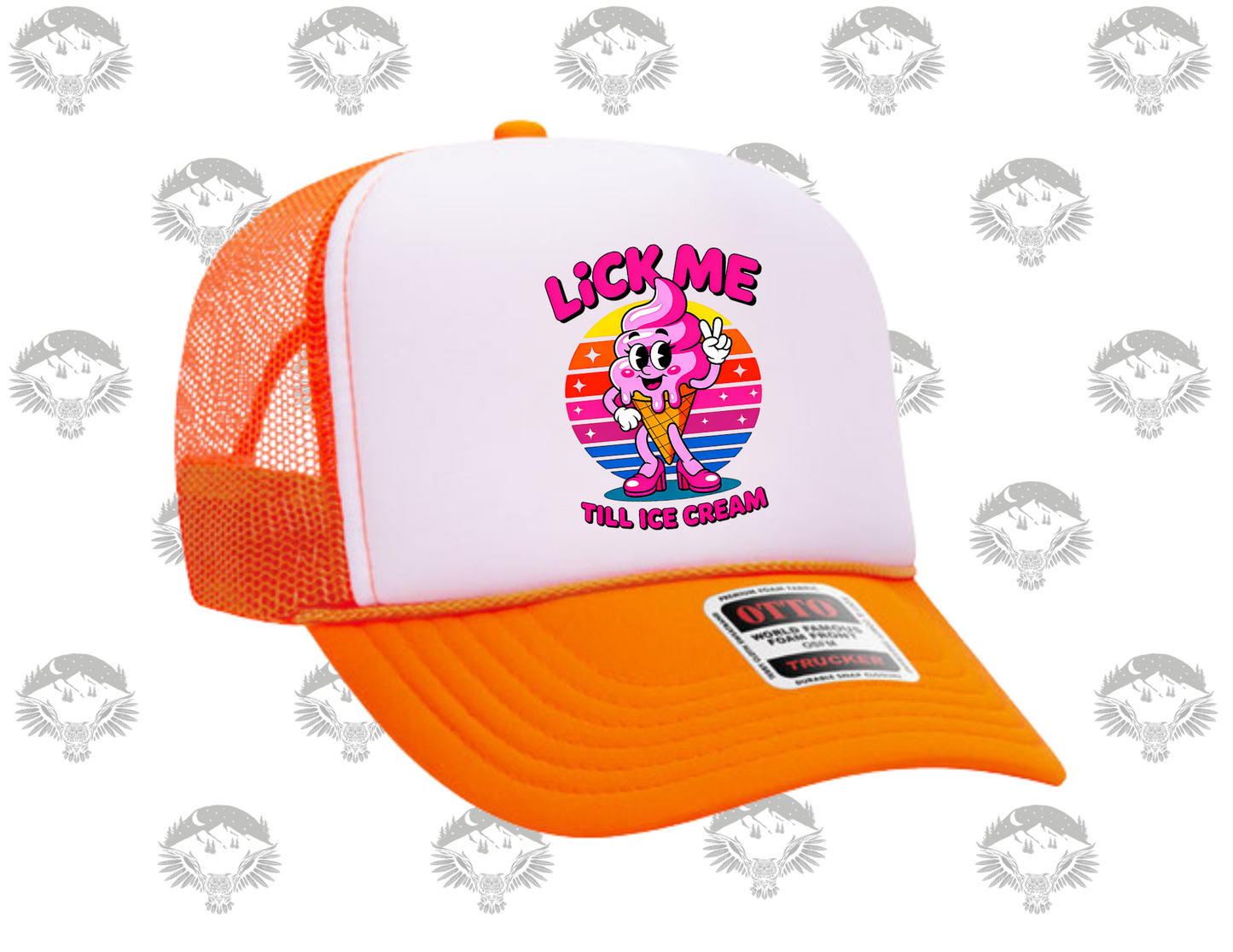 “Lick Me 'Til I Scream” Trucker Hat – Otto Brand