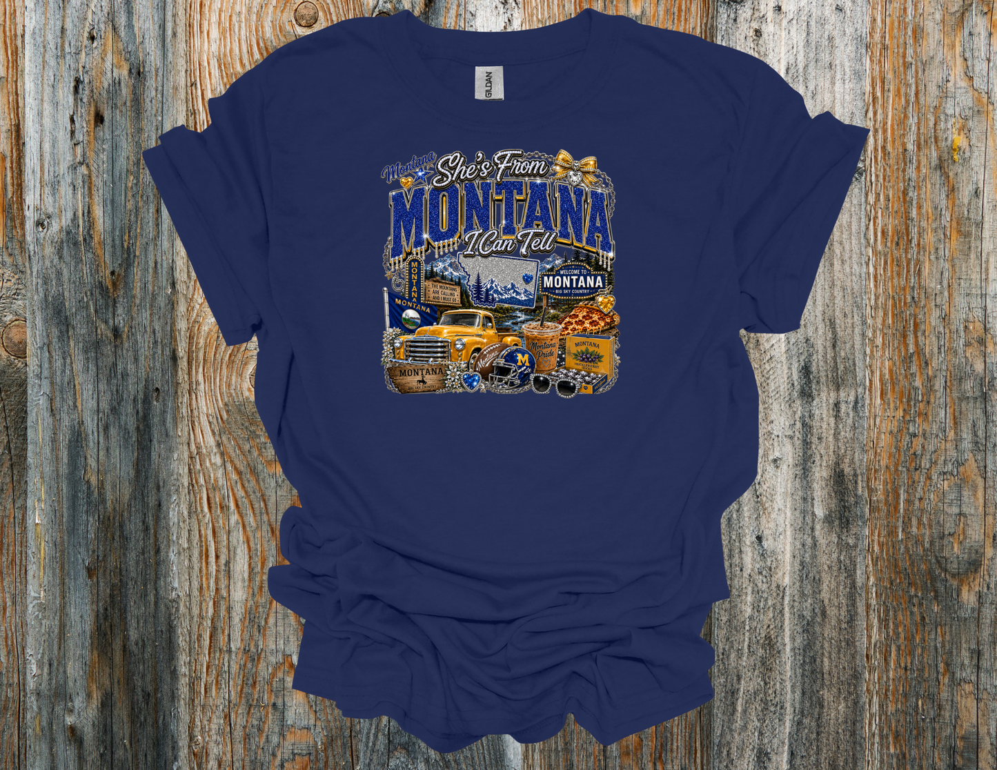 She's From Montana, I Can Tell Graphic T-Shirt