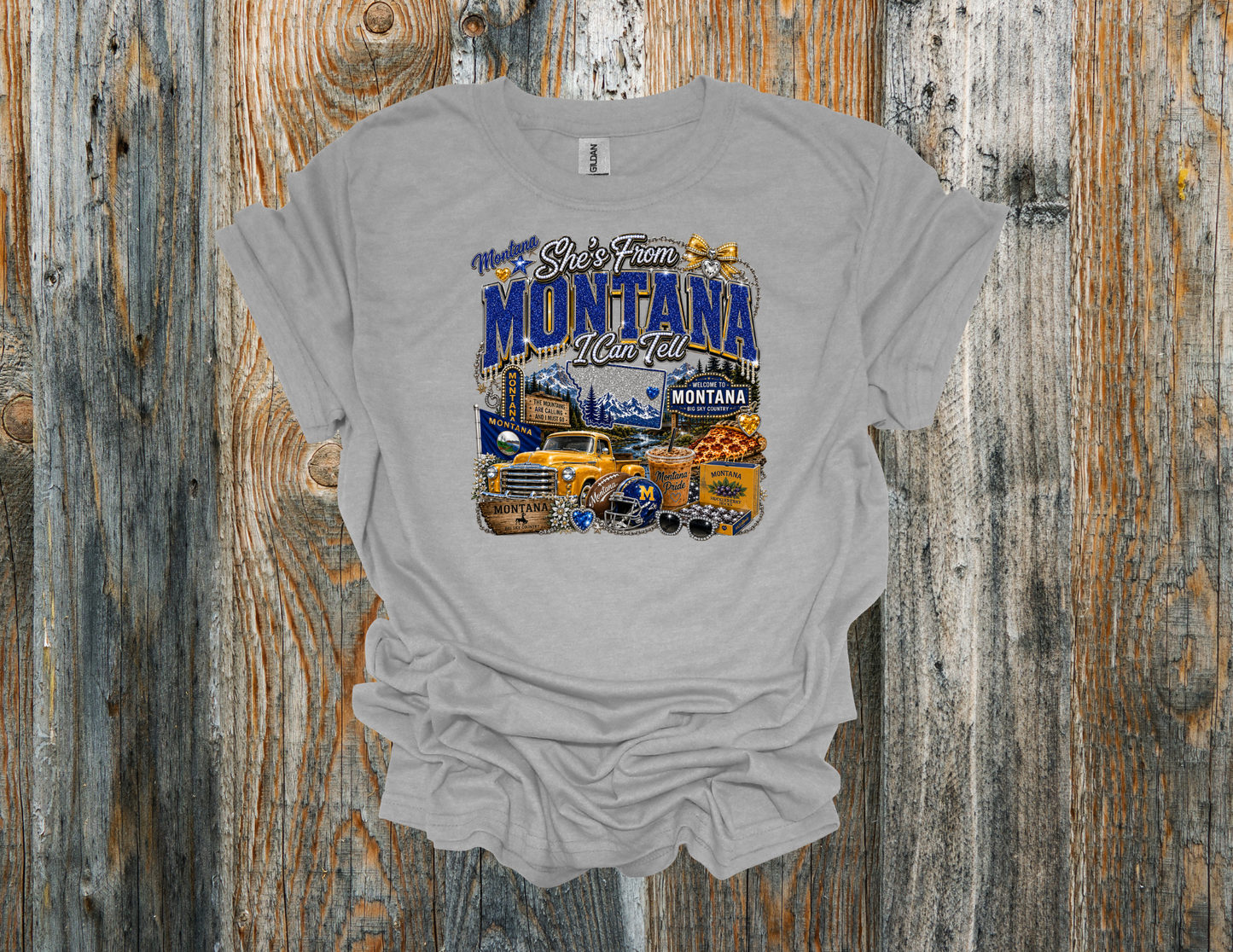 She's From Montana, I Can Tell Graphic T-Shirt