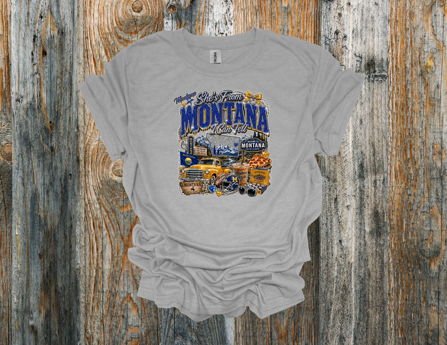 She's From Montana, I Can Tell Graphic T-Shirt