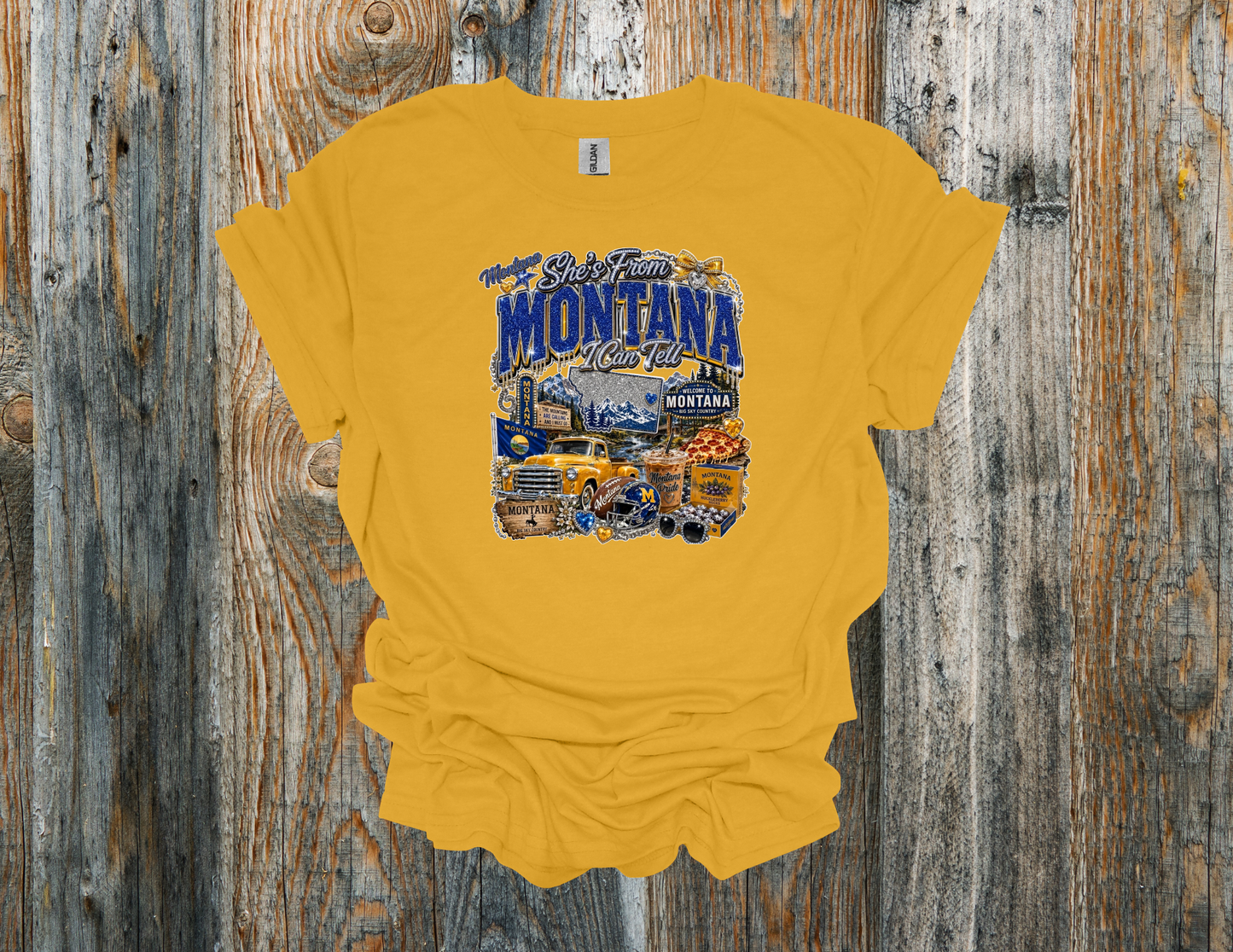 She's From Montana, I Can Tell Graphic T-Shirt
