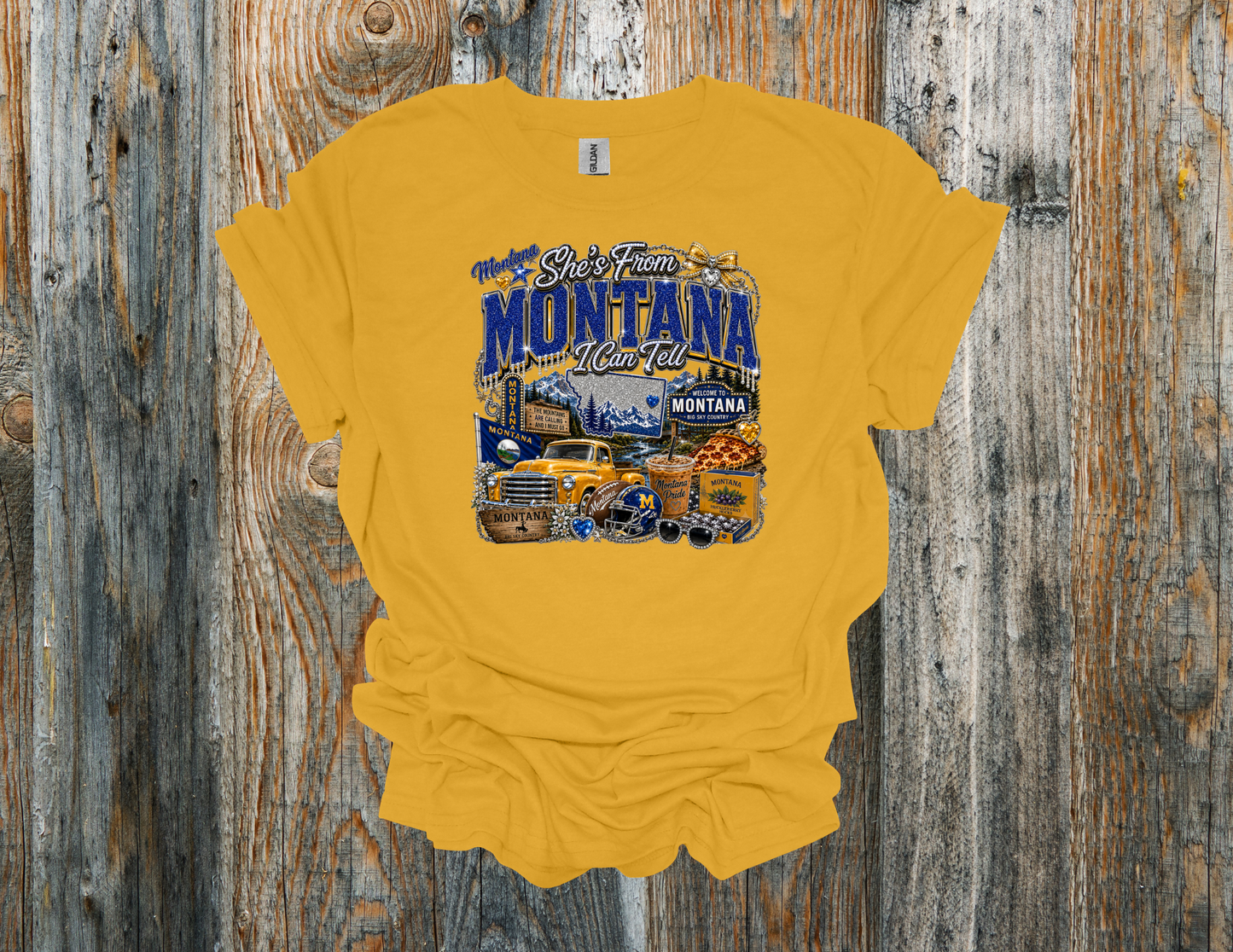 She's From Montana, I Can Tell Graphic T-Shirt