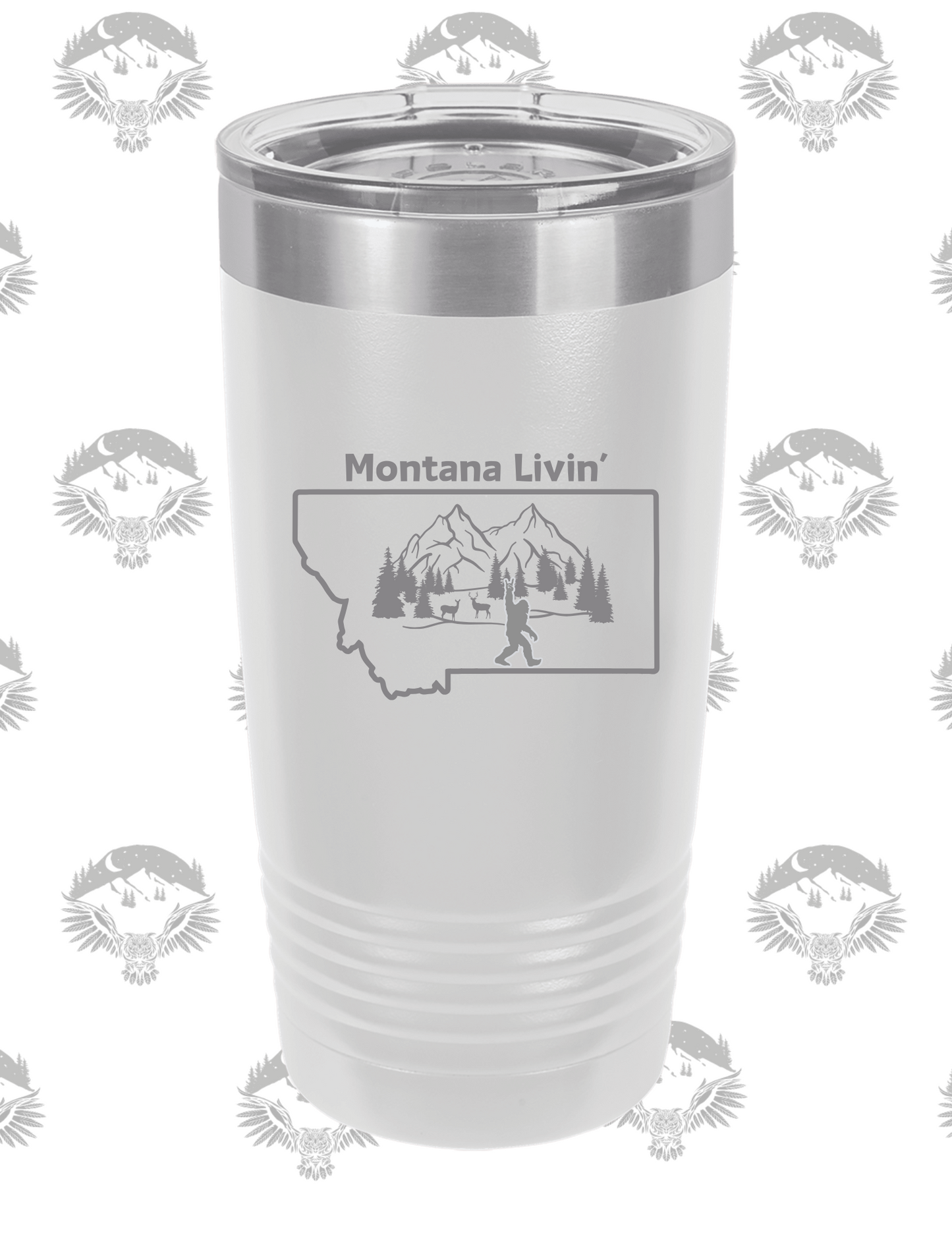 Montana Vibes Tumbler – 20 oz Polar Camel