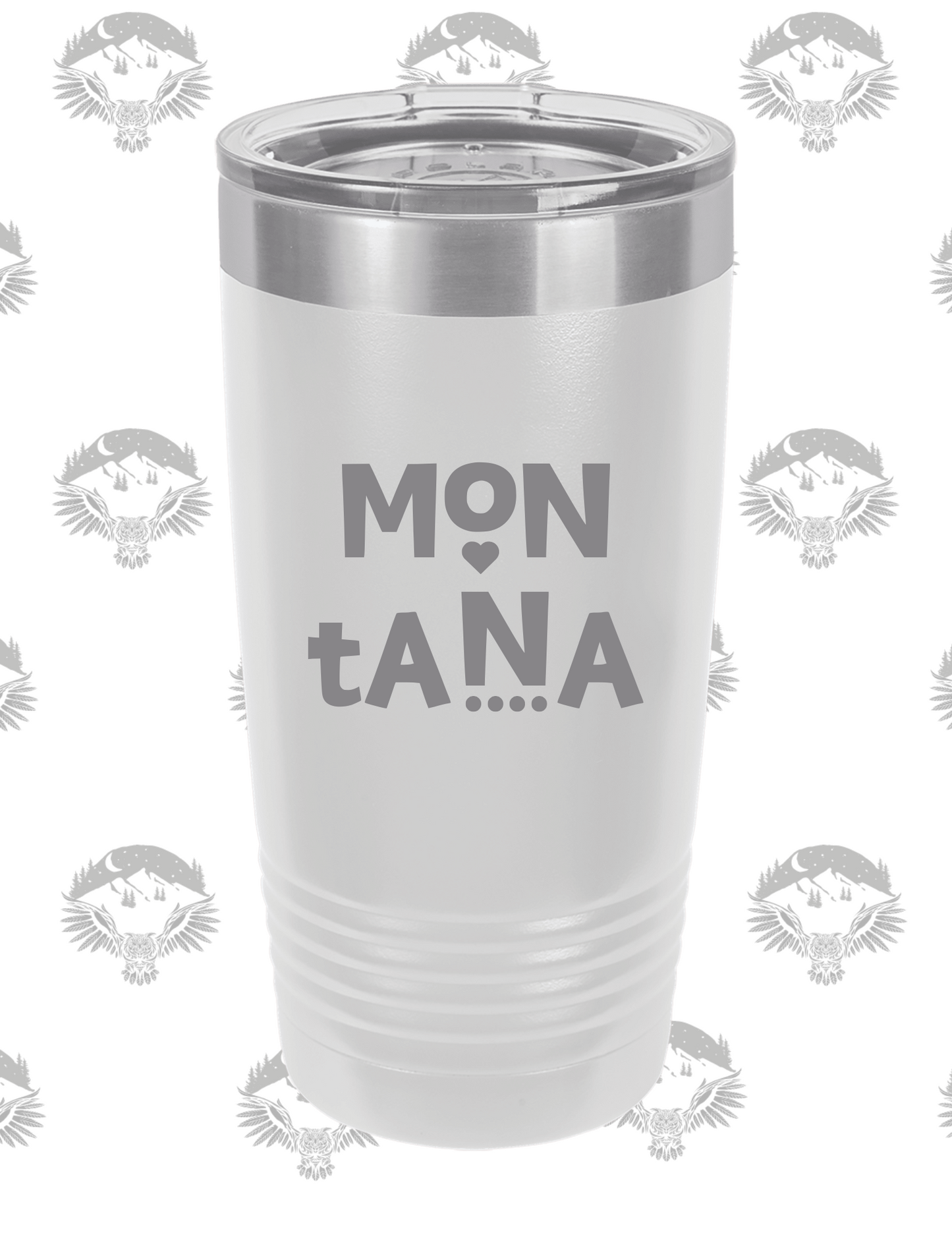Montana Script 20 oz. Polar Camel Tumbler