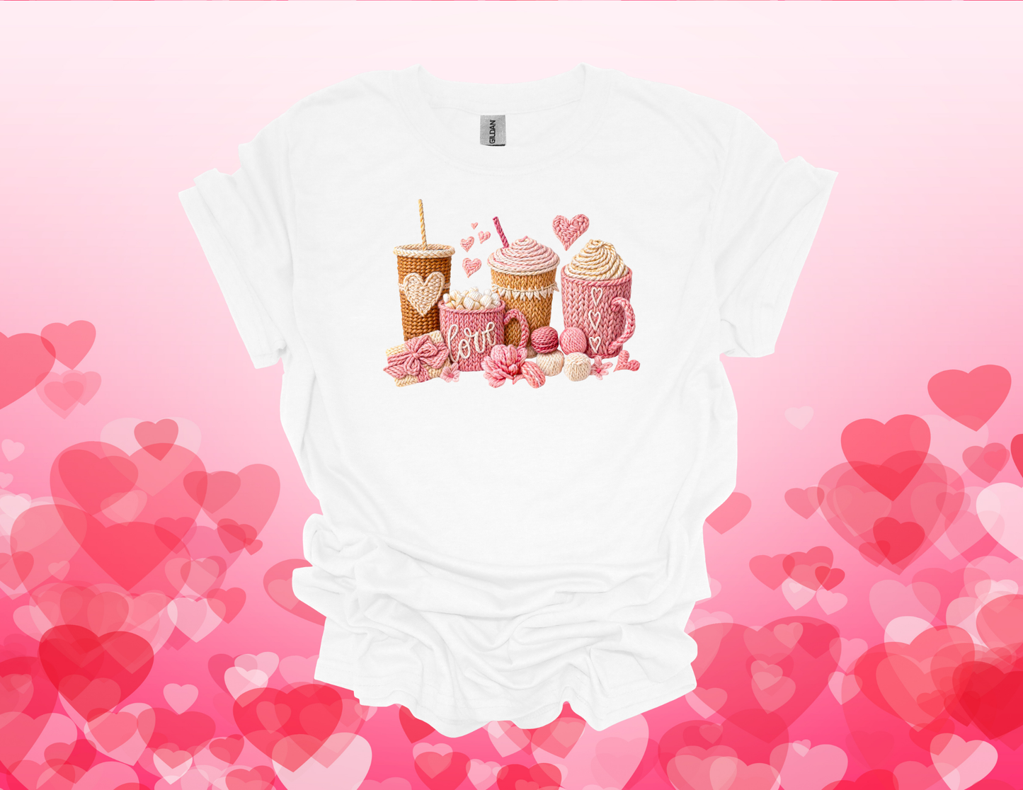 Cozy Coffee & Chocolates Valentine Tee