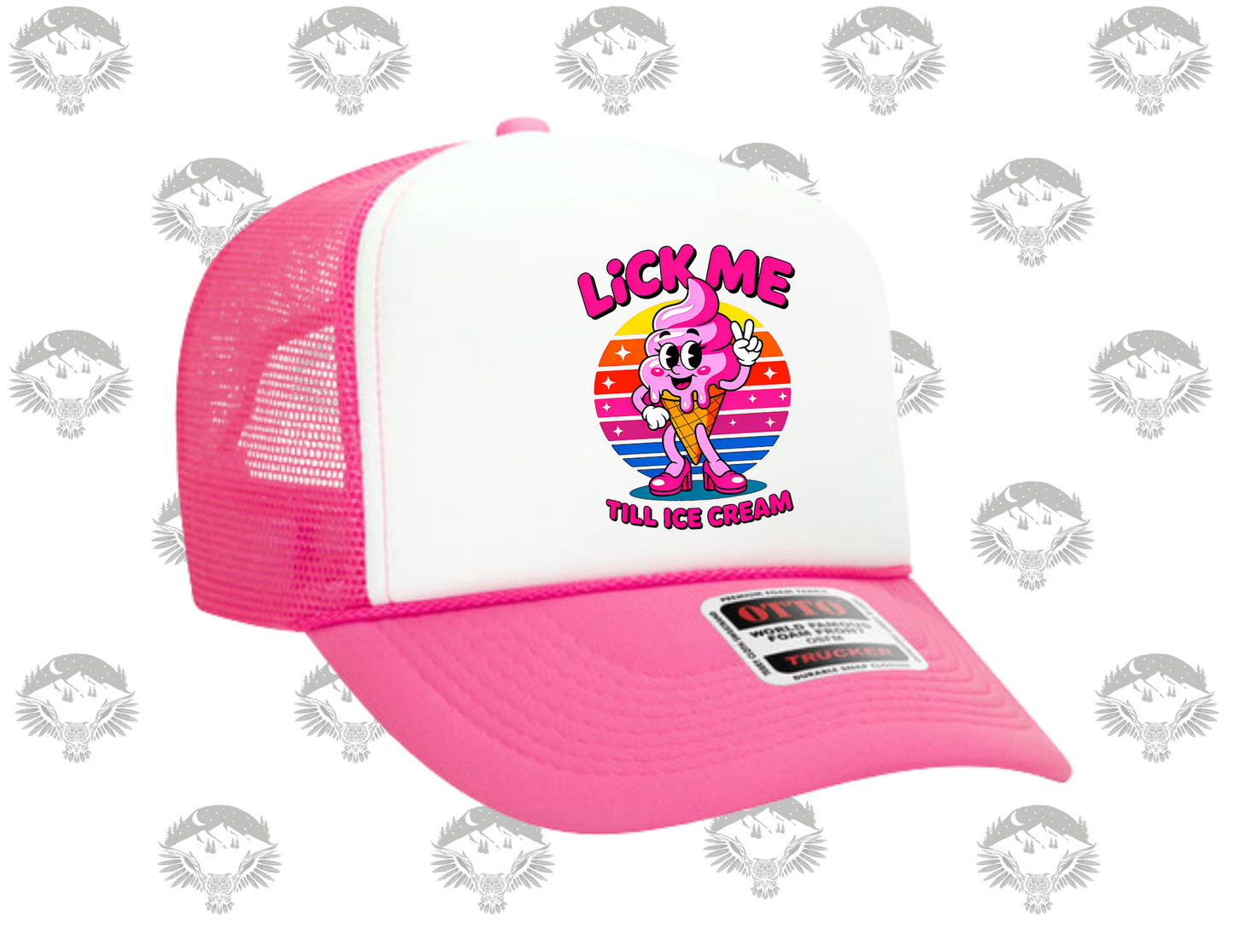“Lick Me 'Til I Scream” Trucker Hat – Otto Brand