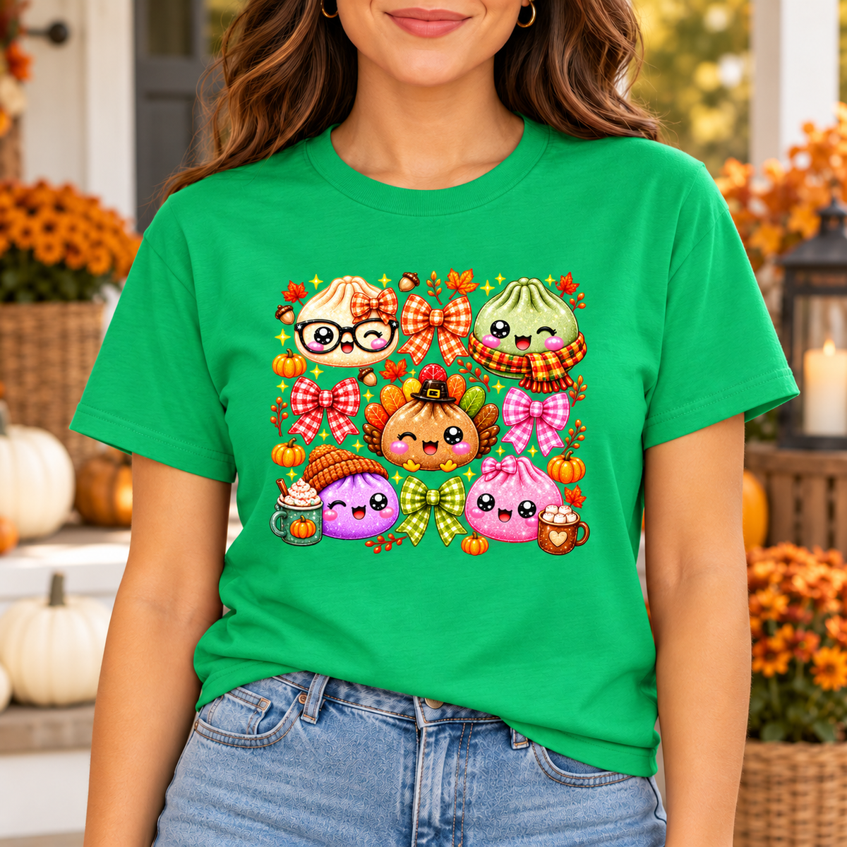 Cozy Fall Dumplings Gildan Softstyle T-Shirt
