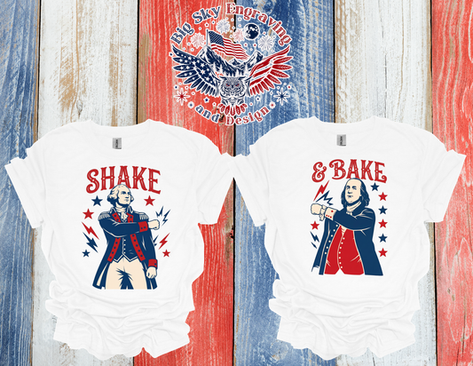Shake & Bake Patriotic Tee Set