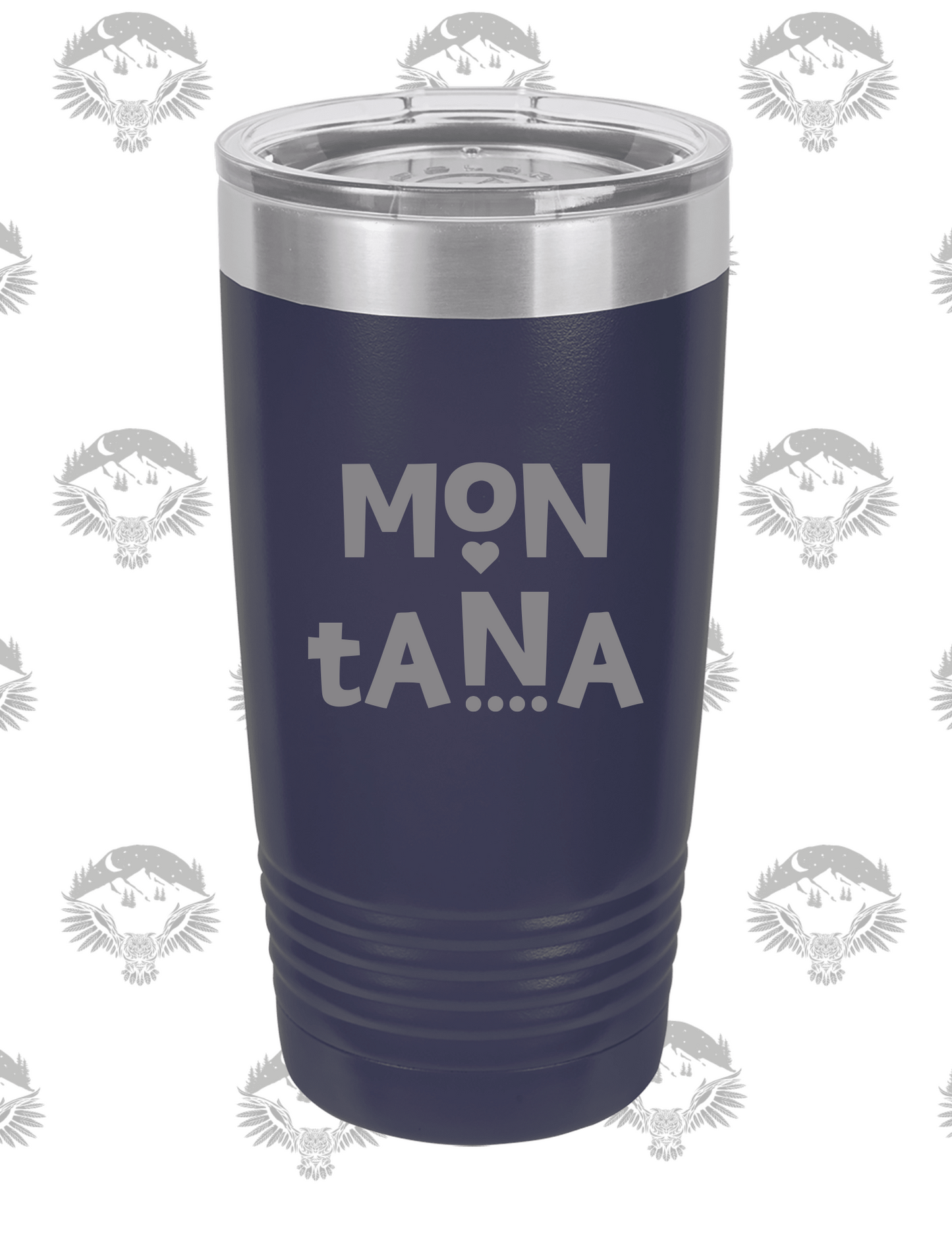 Montana Script 20 oz. Polar Camel Tumbler