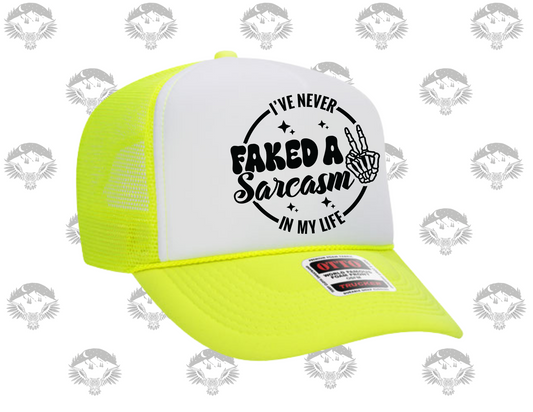 “I’ve Never Faked a Sarcasm” Trucker Hat – Otto Brand