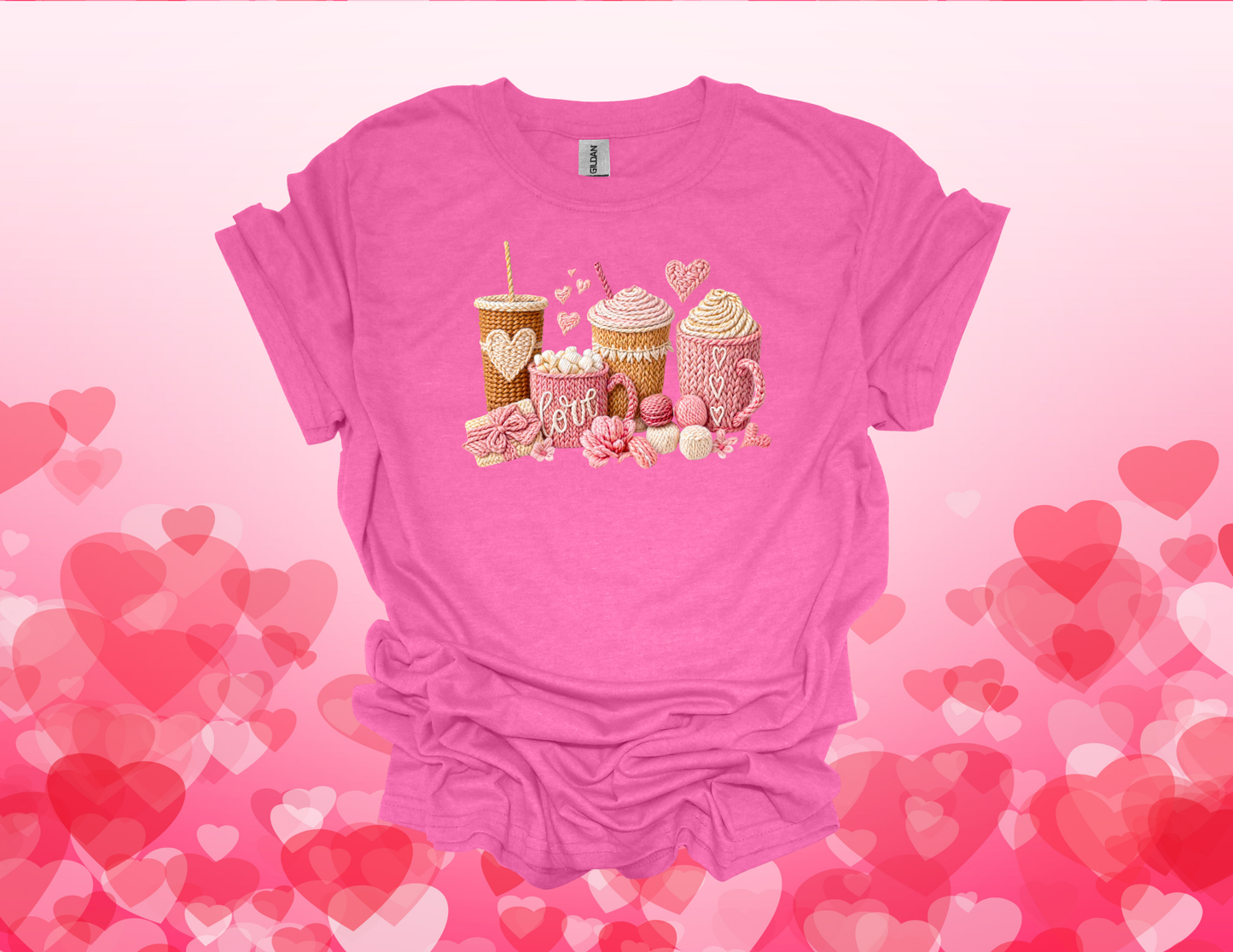 Cozy Coffee & Chocolates Valentine Tee