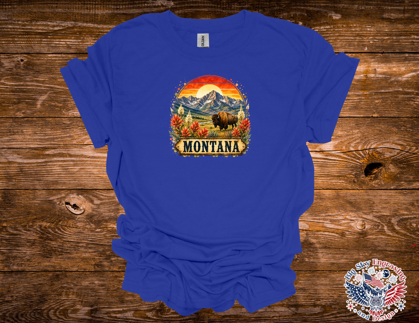 Vintage Montana Bison Graphic Tee