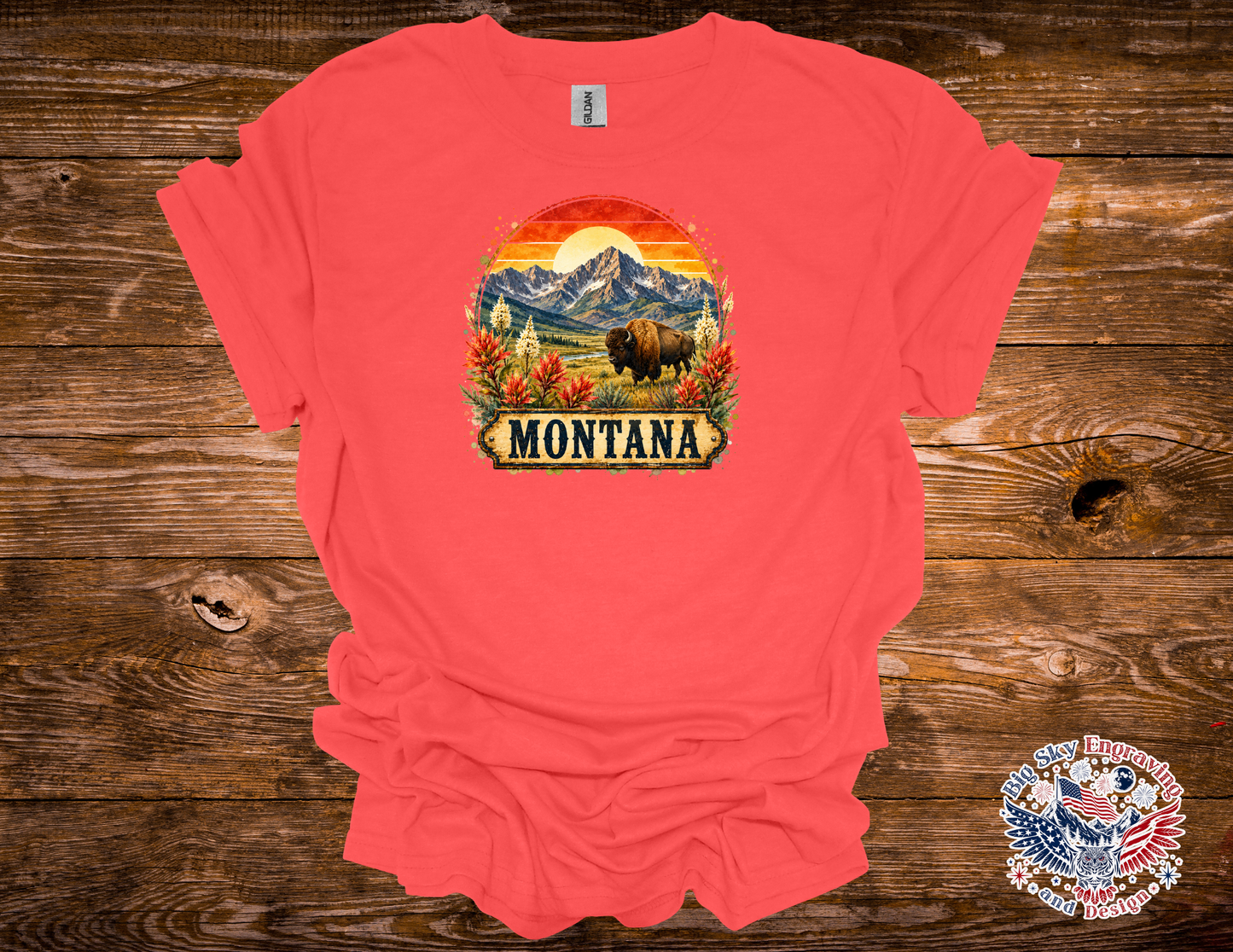 Vintage Montana Bison Graphic Tee
