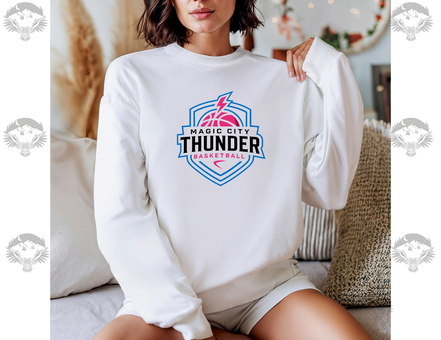 Gildan Softstyle Crewneck – Magic City Thunder Basketball
