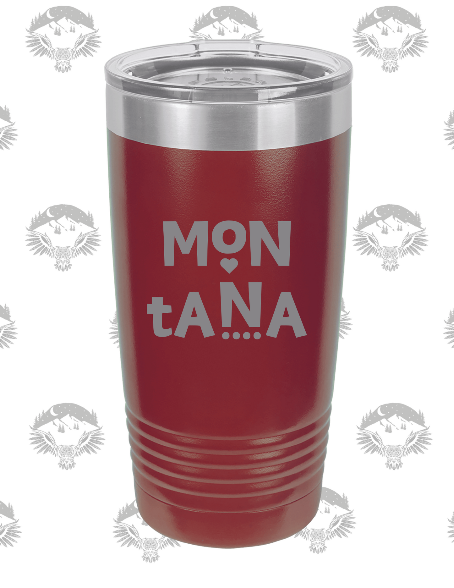 Montana Script 20 oz. Polar Camel Tumbler