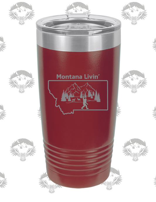 Montana Vibes Tumbler – 20 oz Polar Camel