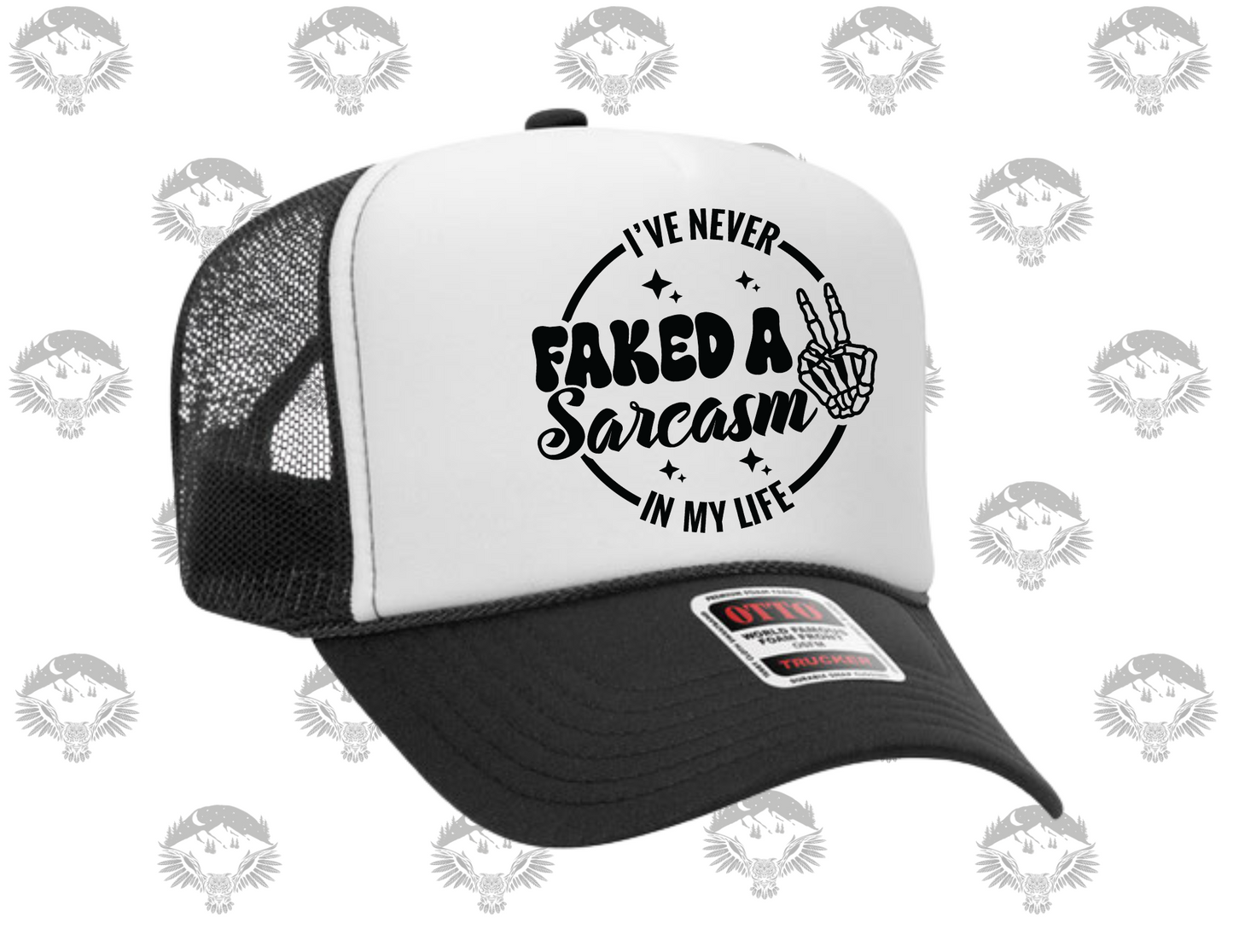 “I’ve Never Faked a Sarcasm” Trucker Hat – Otto Brand