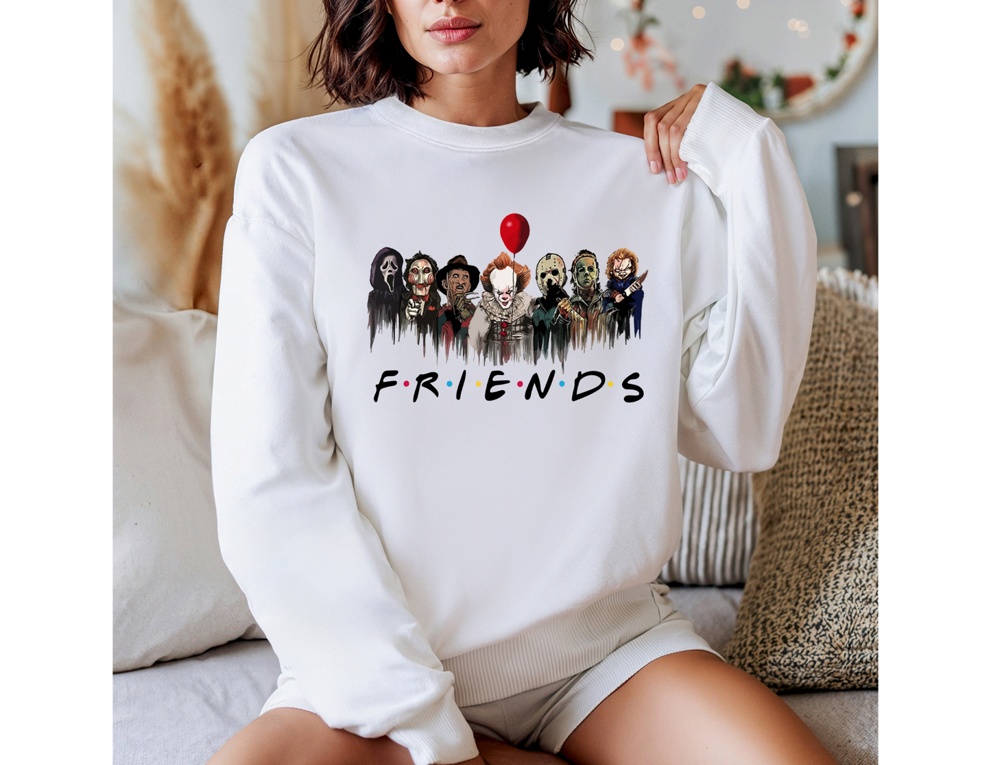 Halloween Friends Crewneck – Spooky Squad Goals