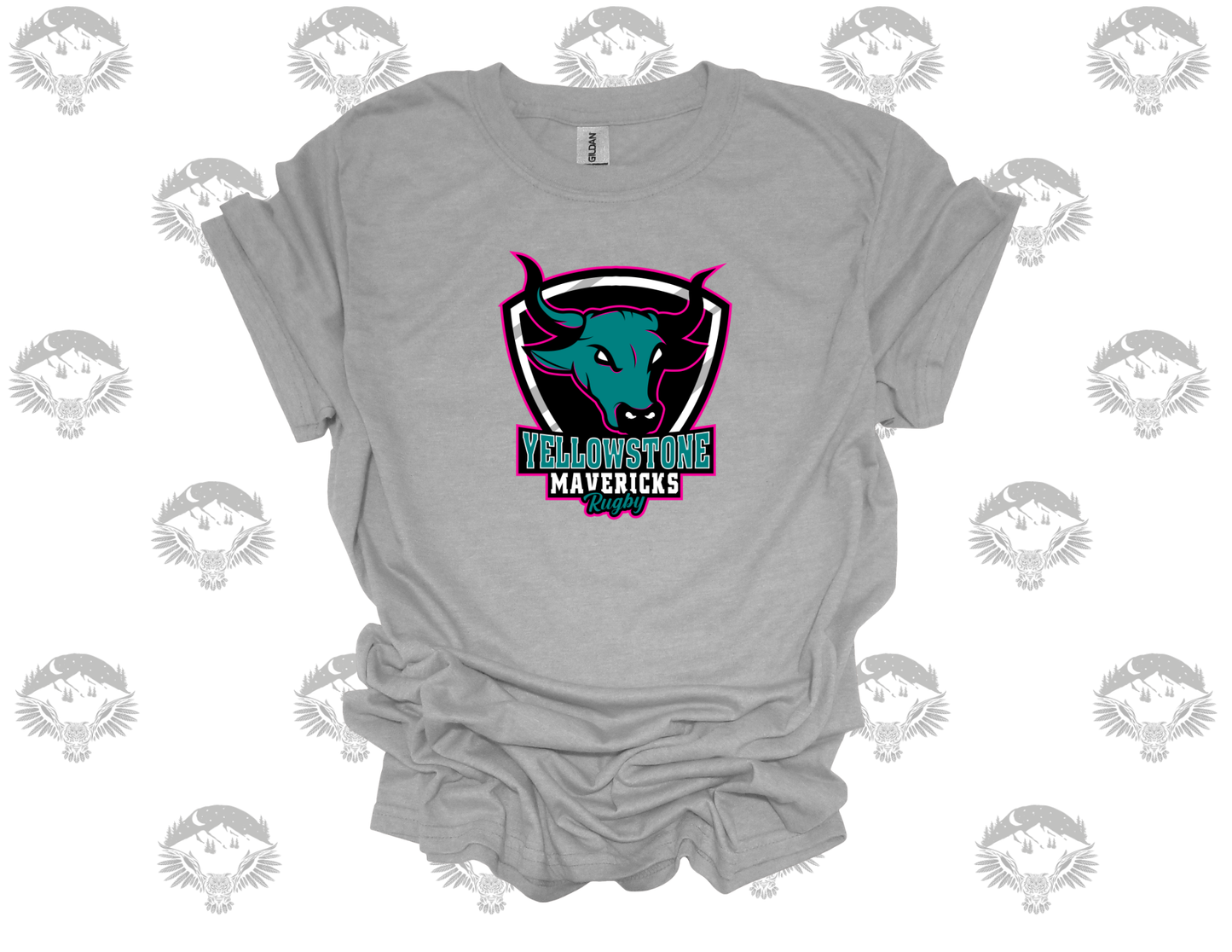 Yellowstone Mavericks Rugby Gildan® Youth DryBlend® 50/50 T-Shirt