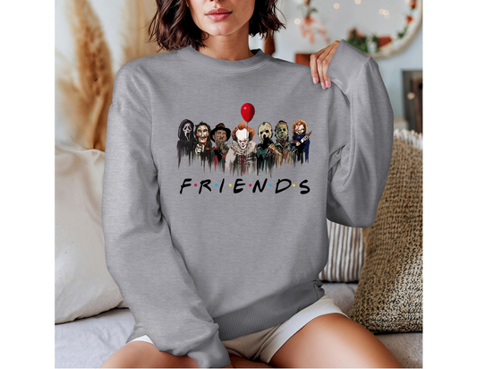 Halloween Friends Crewneck – Spooky Squad Goals