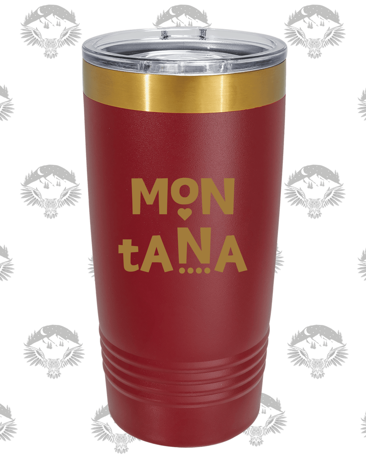 Montana Script 20 oz. Polar Camel Tumbler