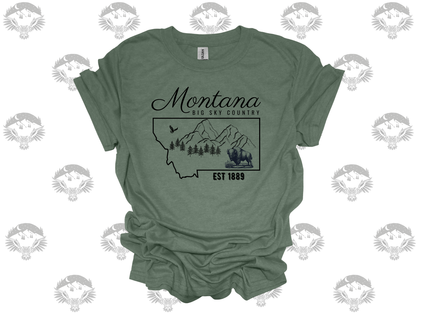 Montana Buffalo T-Shirt – Established 1889