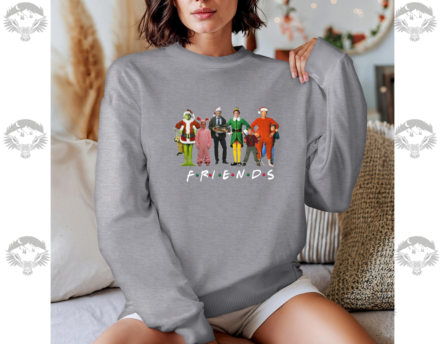 FRIENDS Christmas Movie Mashup Crewneck