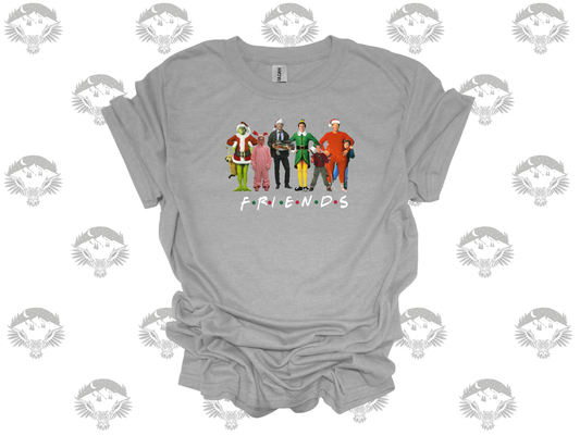 FRIENDS Christmas Movie Mashup T-Shirt