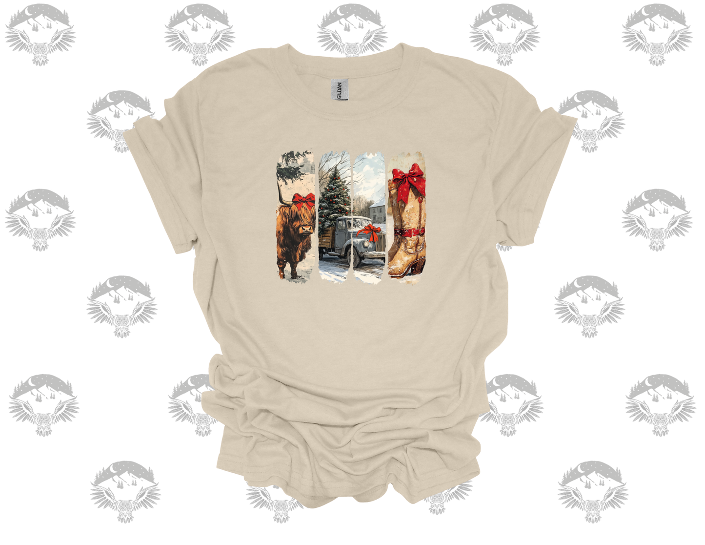Rustic Cowboy Christmas T-Shirt