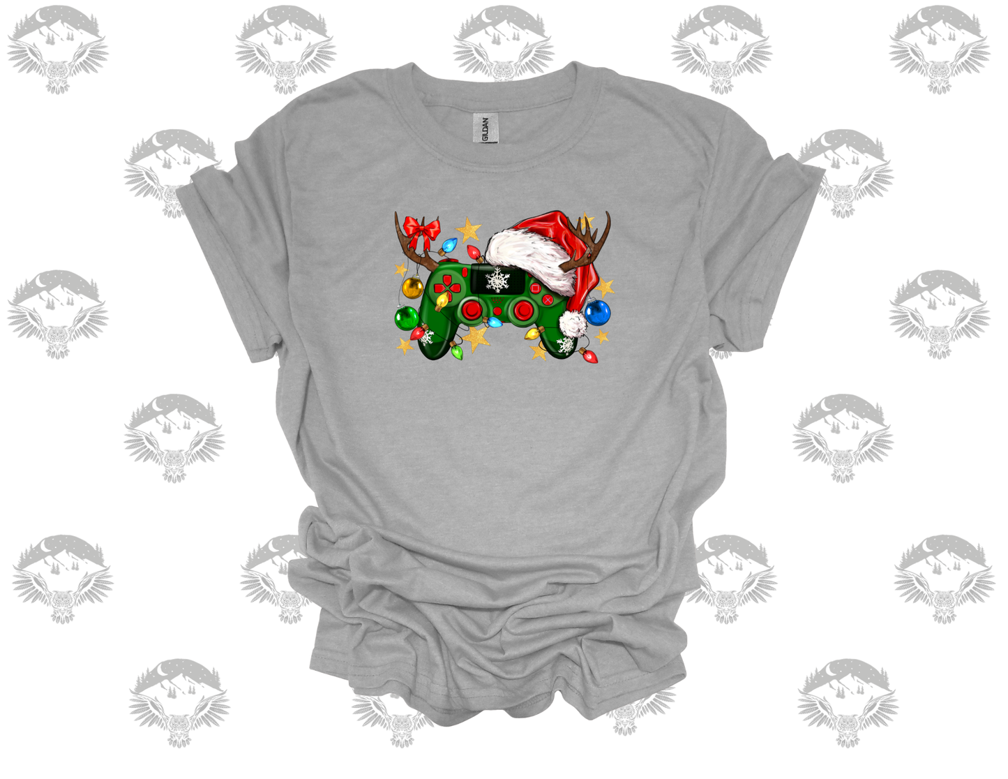 Christmas Gaming Remote Gildan Softstyle T-Shirt