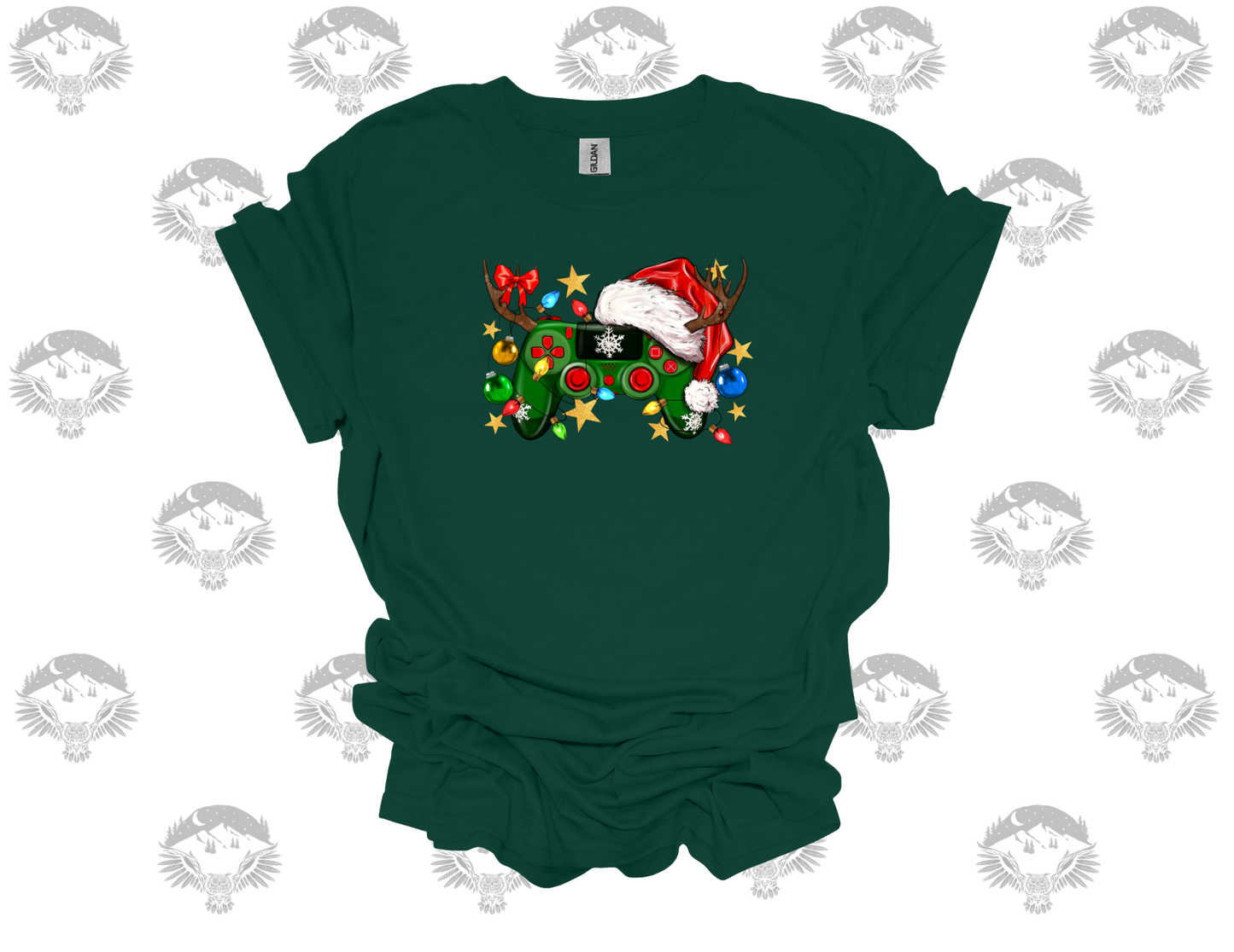 Christmas Gaming Remote Gildan Softstyle T-Shirt
