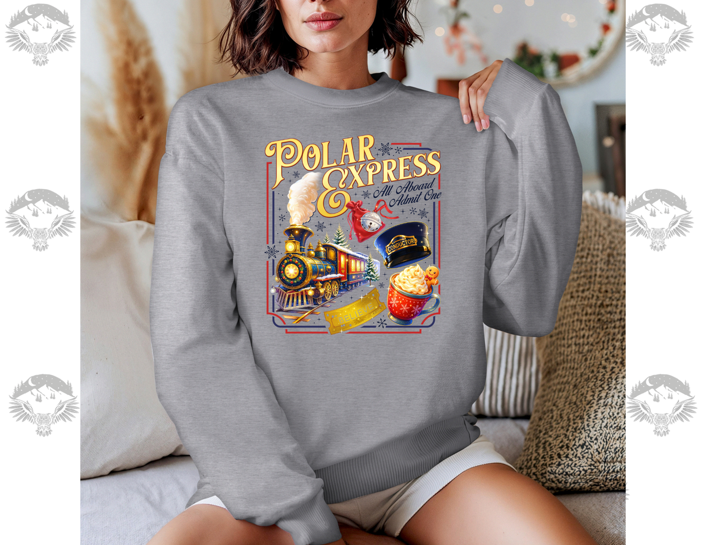 Polar Express Gildan Softstyle Crewneck
