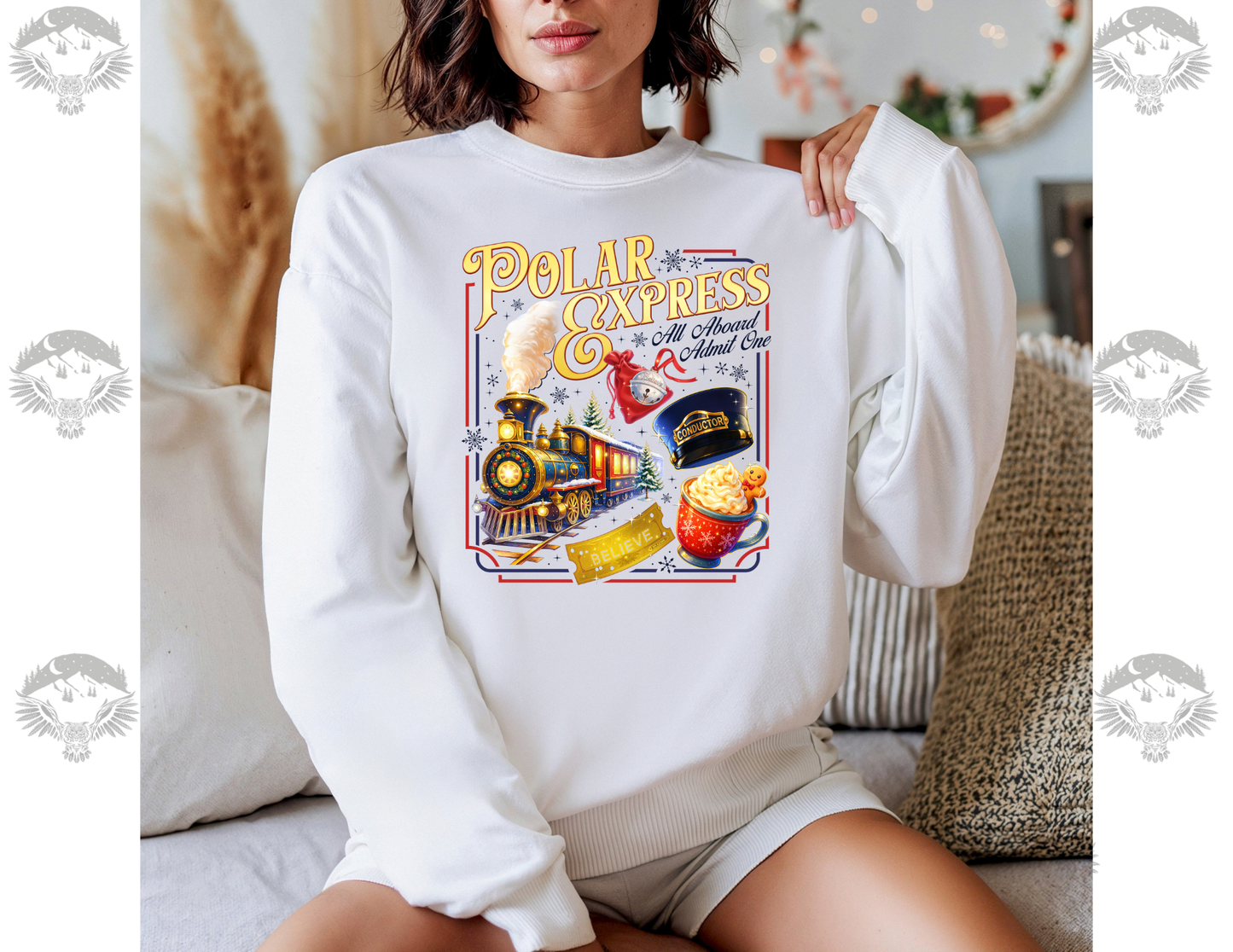Polar Express Gildan Softstyle Crewneck