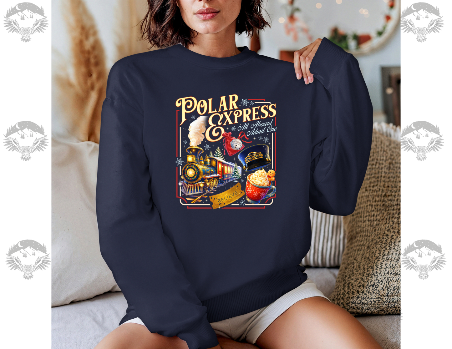 Polar Express Gildan Softstyle Crewneck