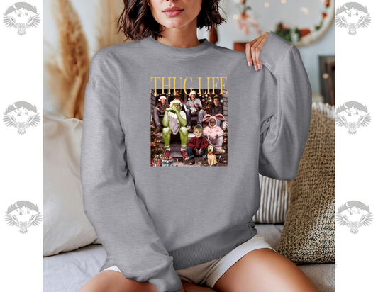 Thug Life Christmas Movie Mashup Crewneck