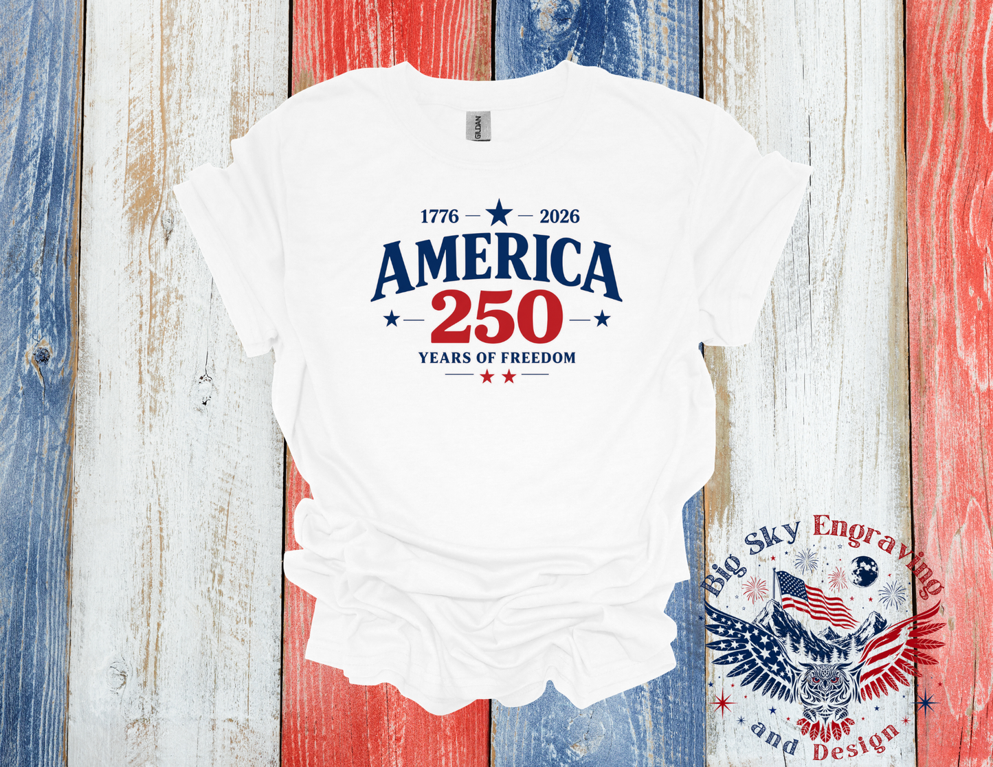 250 Years of Freedom – Gildan Softstyle T-Shirt