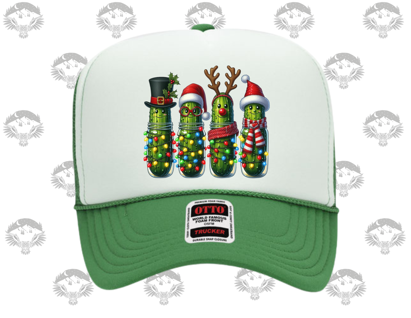 Christmas Pickles Otto Trucker Hat – Red or Green