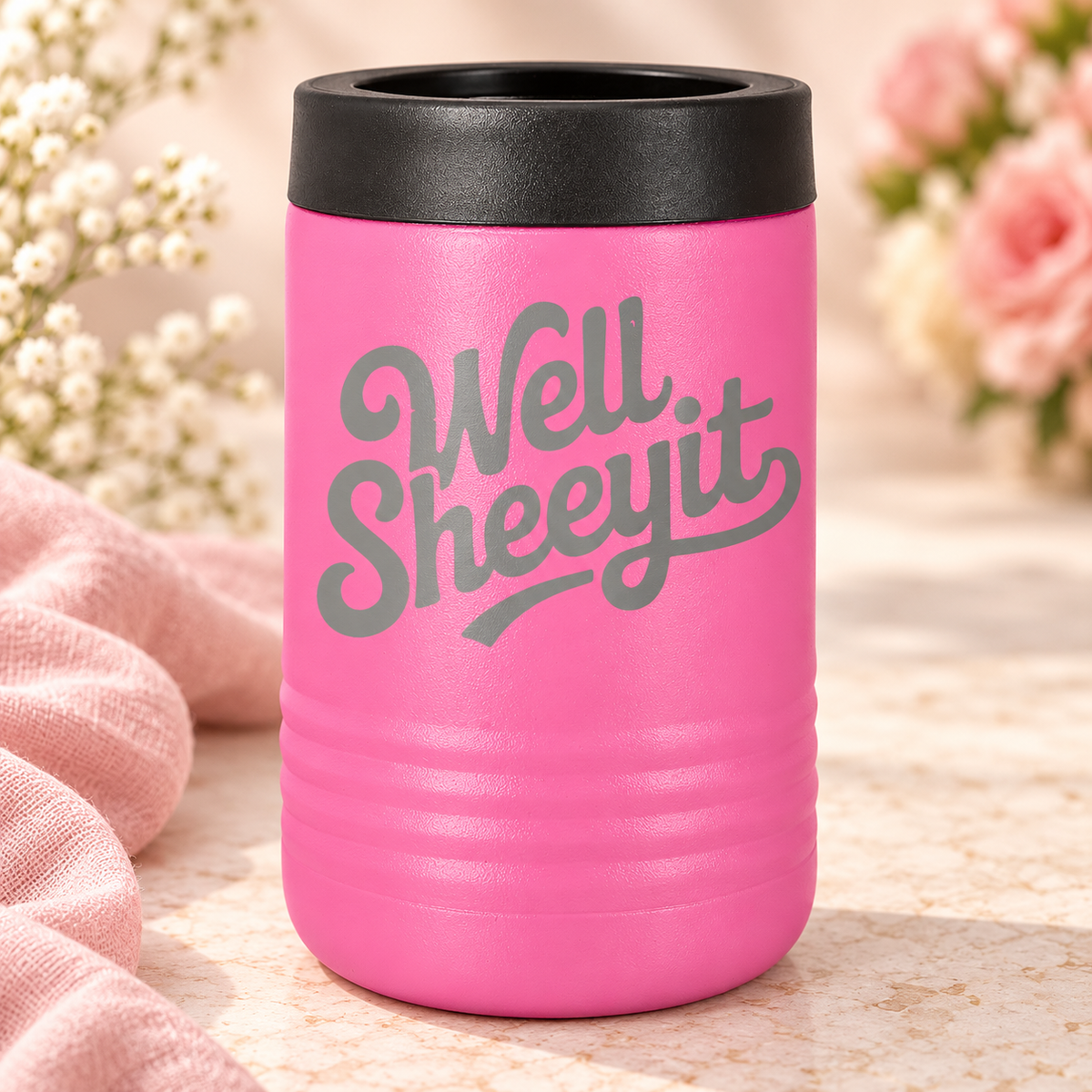 Pink Polar Camel Insulated Koozies – Pick Your Design