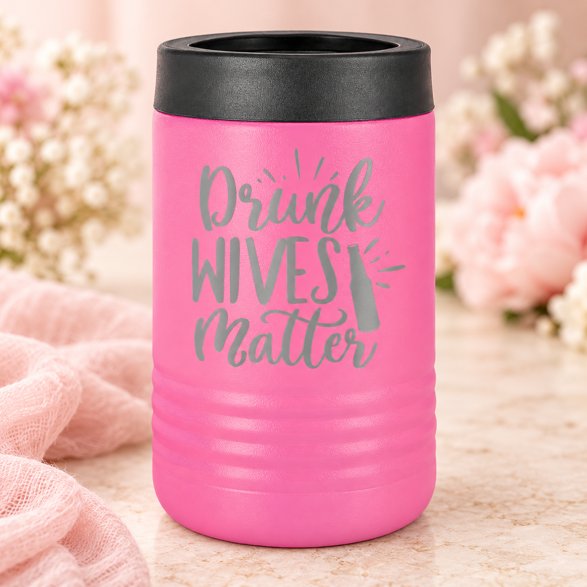Pink Polar Camel Insulated Koozies – Pick Your Design