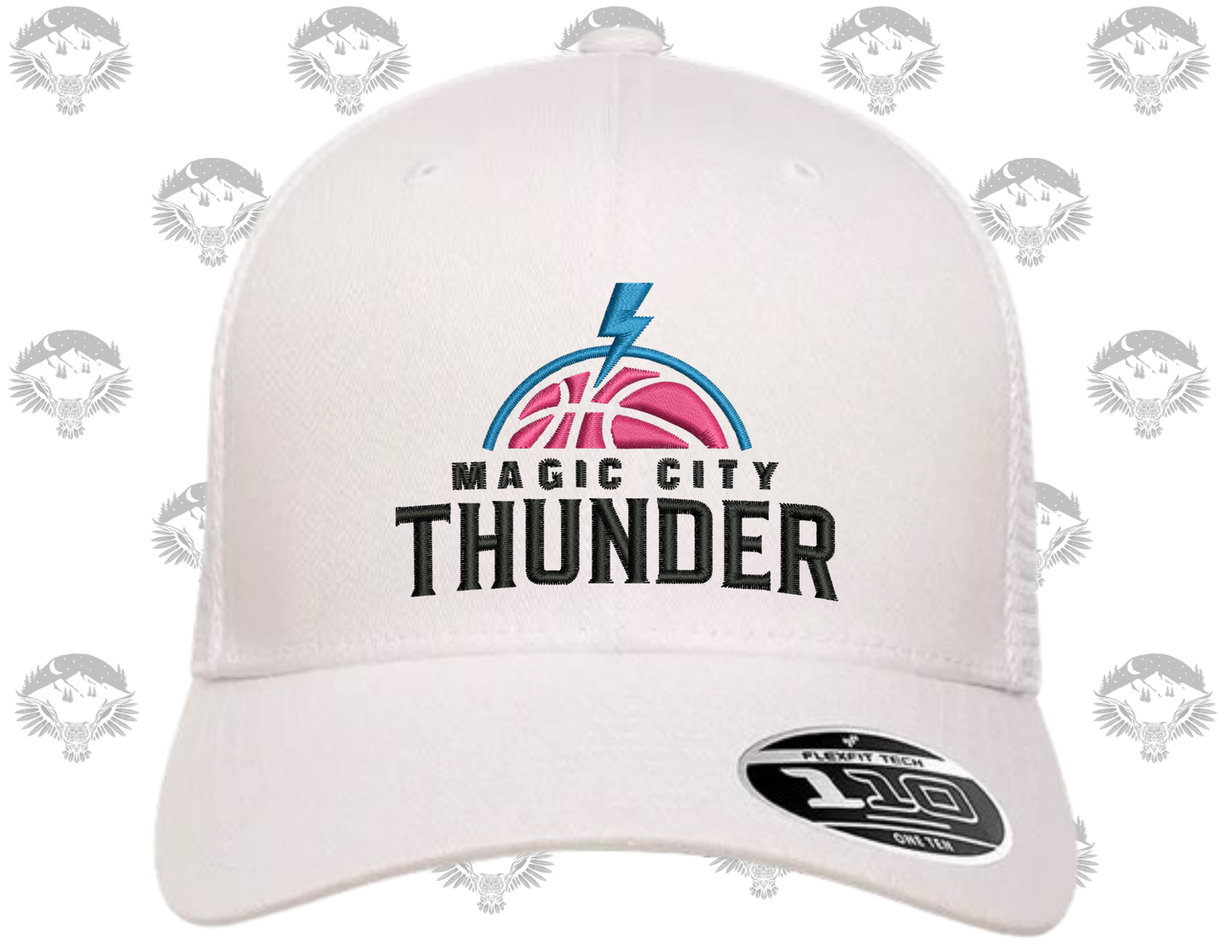FlexFit 110 Mesh Adjustable Hat – Magic City Thunder Basketball
