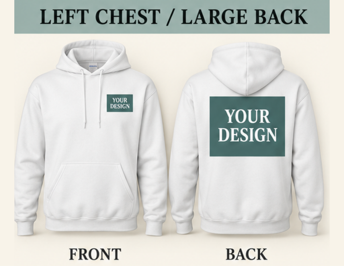 Create Your Own Custom Adult Hoodie | Gildan Heavy Blend®