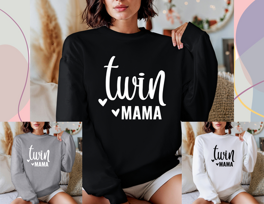 Twin Mama Crewneck Sweatshirt