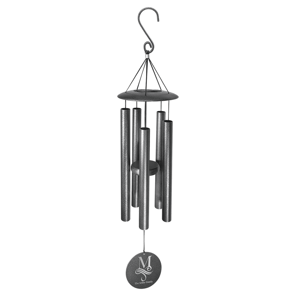 Personalized 30" Powder-Coated Aluminum Wind Chime