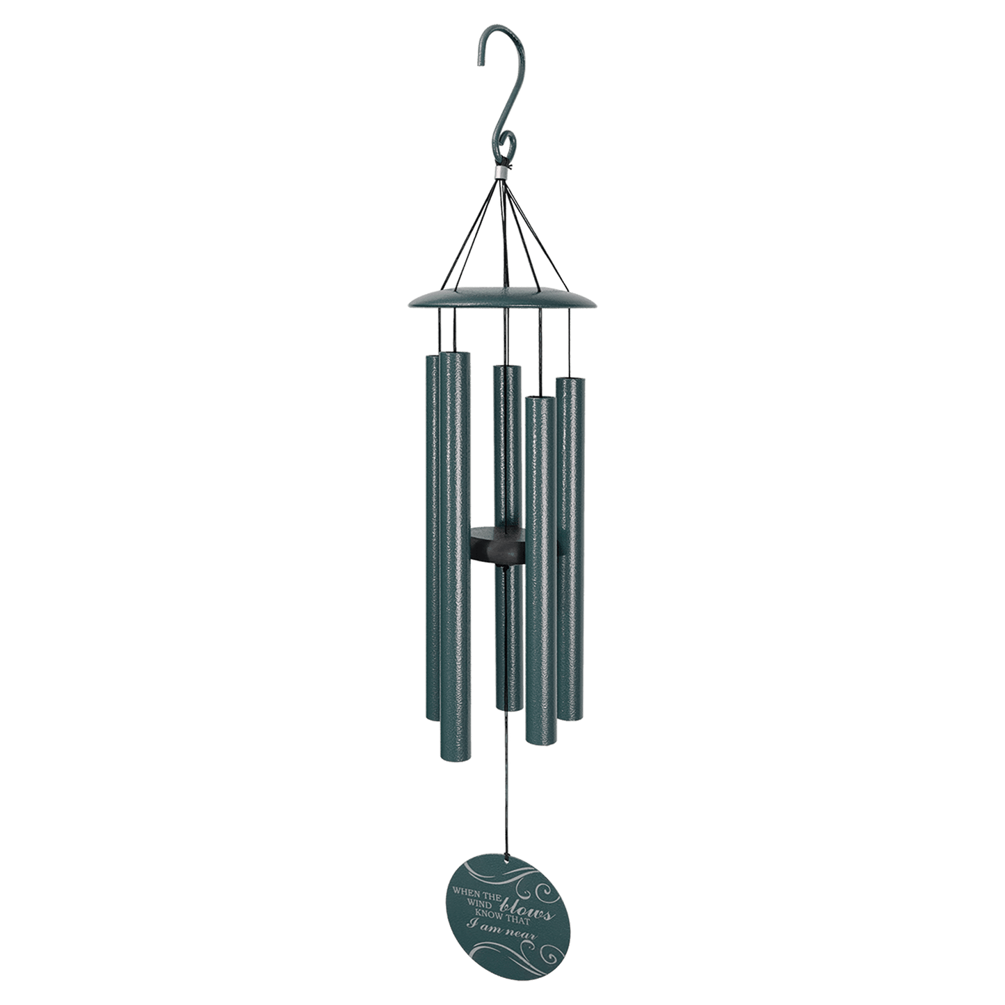 Personalized 30" Powder-Coated Aluminum Wind Chime