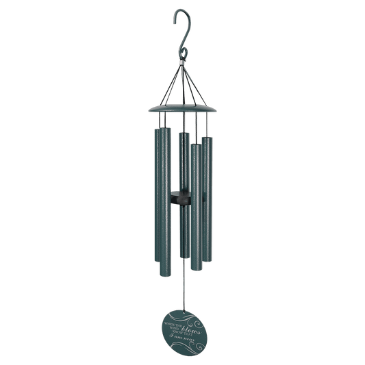 Personalized 30" Powder-Coated Aluminum Wind Chime
